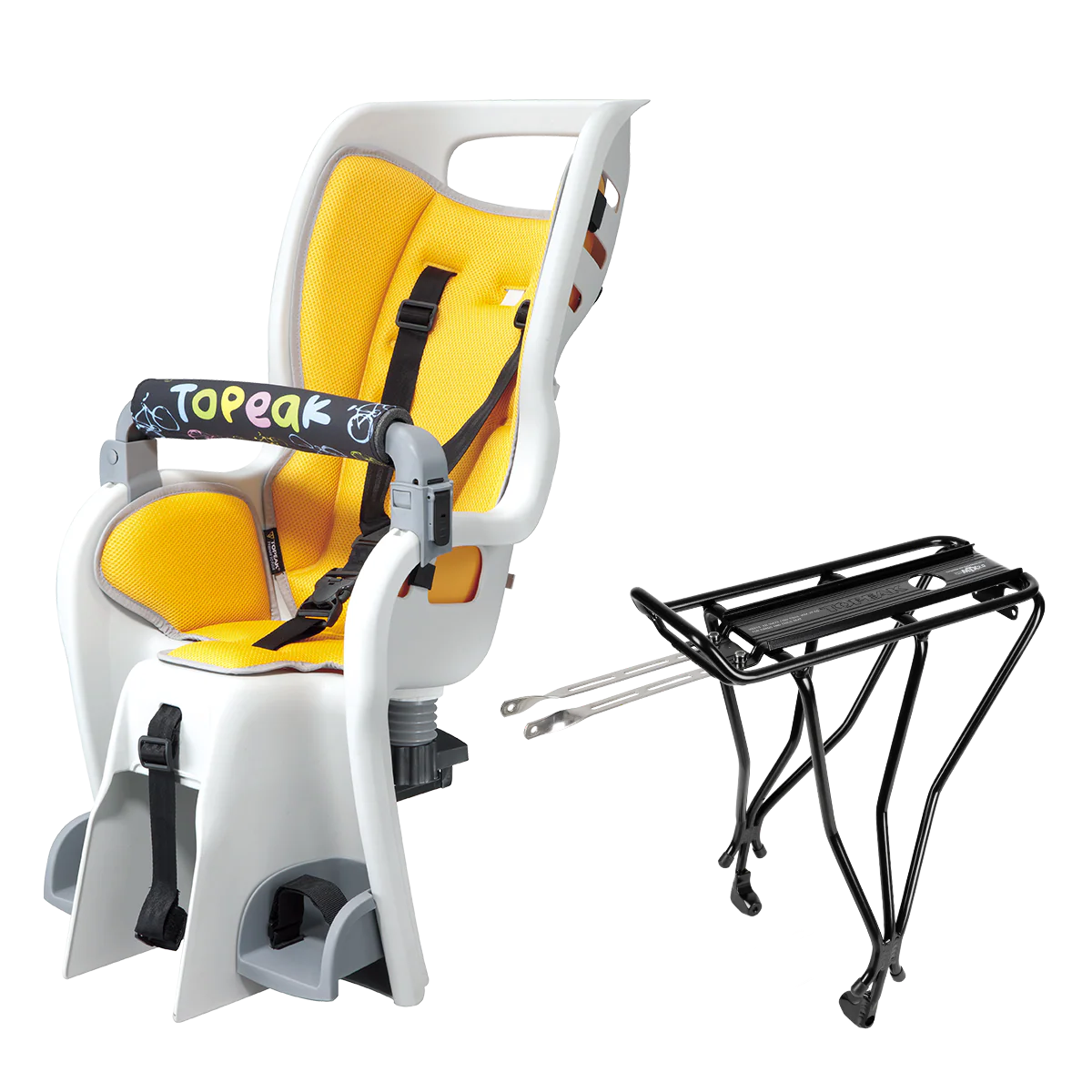 Topeak Baby Seat II with Offset Disc Rack